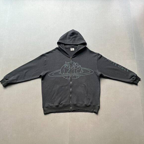 Broken Planet Spider Zip Up Hoodie